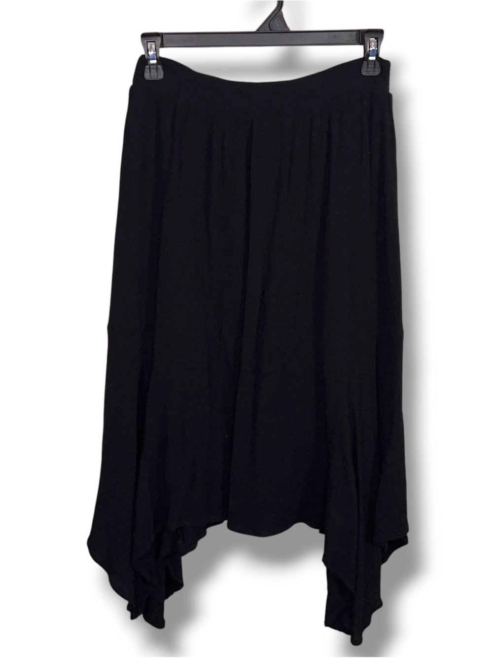 Petite Medium Ana Black Skirt Whimsigoth Goth Witchy Flowy Lined Stretch